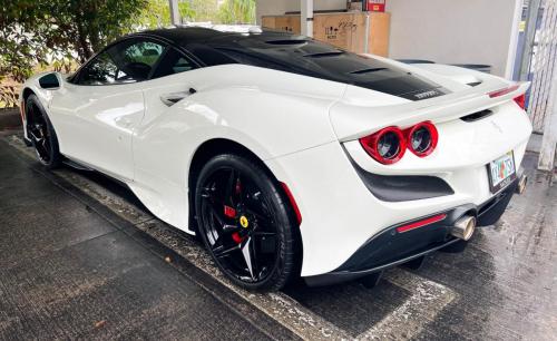 Ferrari Luxury Car WashandWax Detail White Exterior 1