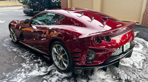 Ferrari WashandWax Detail Exterior red-shiny