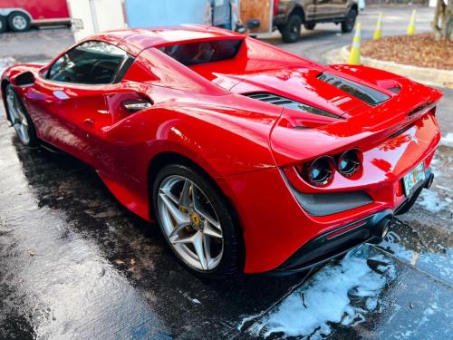 Ferrari WashandWax Detail Red Exterior